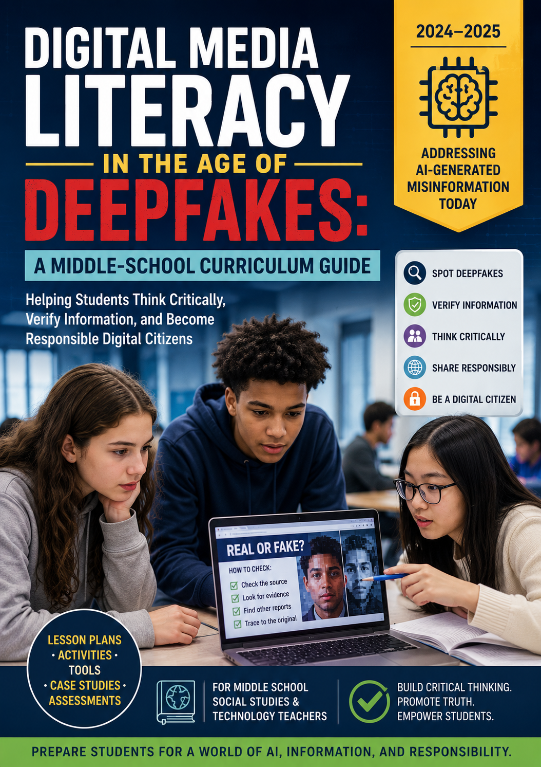 Digital Media Literacy in the Age of Deepfakes: A Middle-School Curriculum Guide