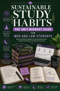 Sustainable Study Habits: The Anti-Burnout Guide for Med and Law Students
